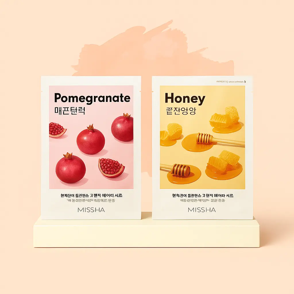 Missha-Airy Fit Sheet Mask-Pomegranate-Honey.webp