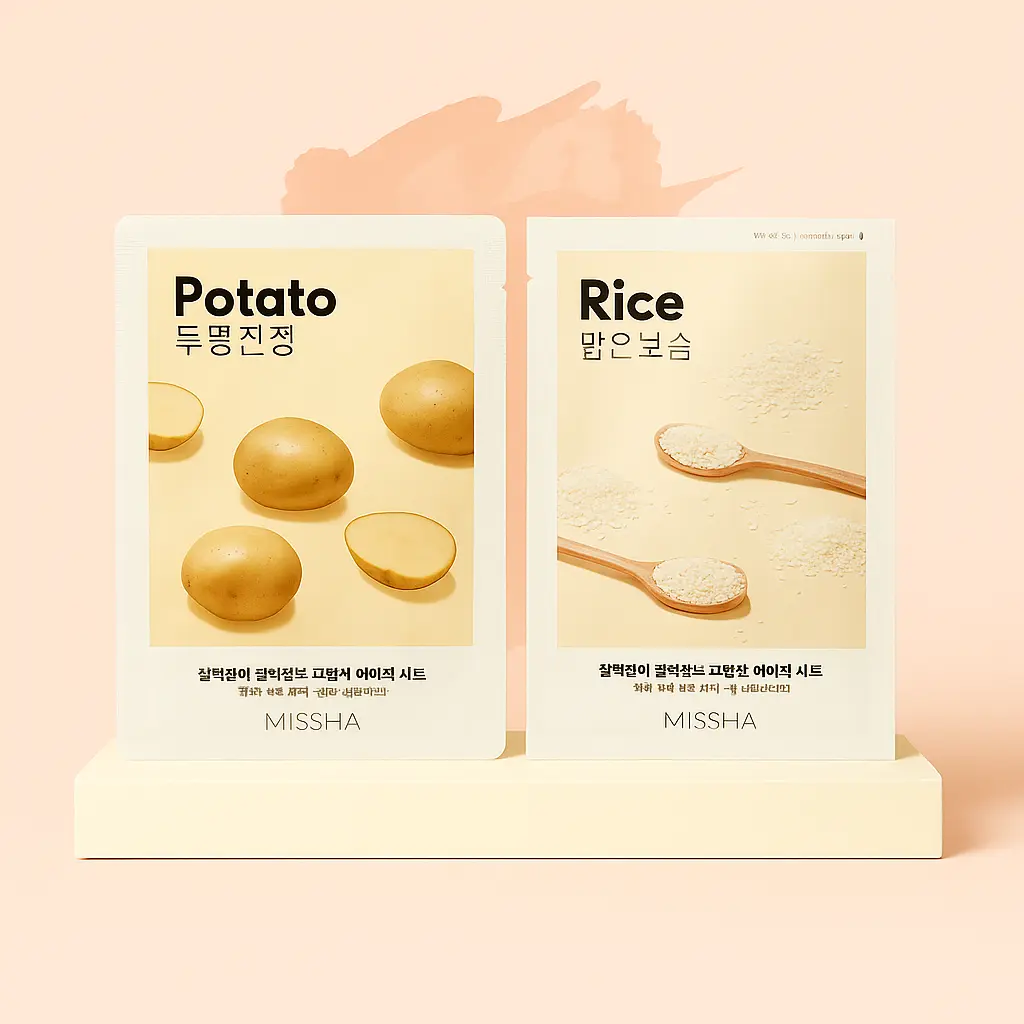 Missha-Airy Fit Sheet Mask-Potato-Rice.webp