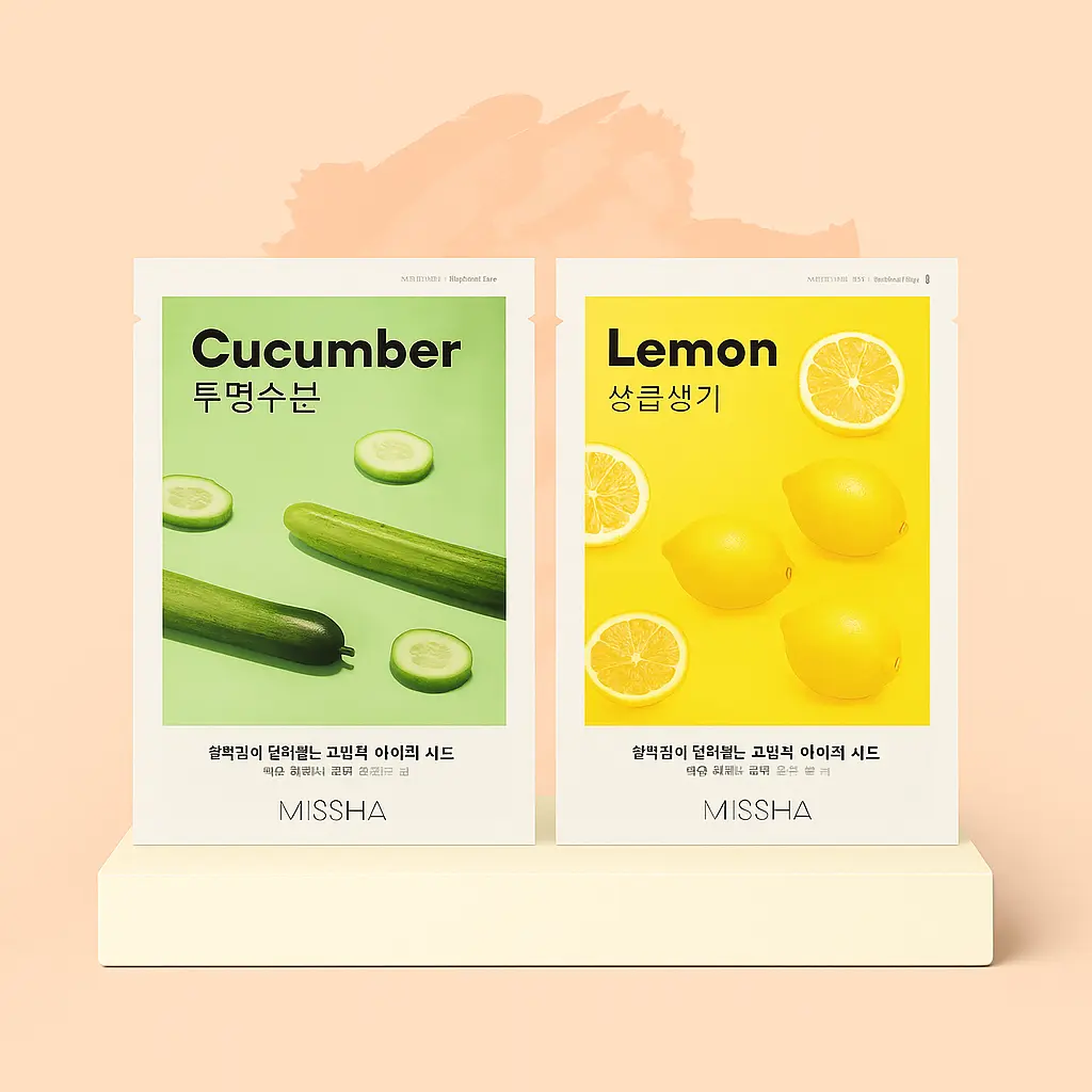 Missha-Airy fit mask-Lemon-Cucumber.webp