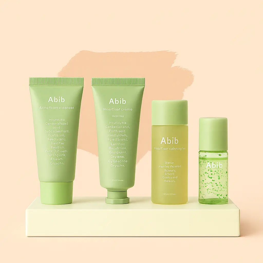Abib Heartleaf Calming Trial Kit Productos.webp