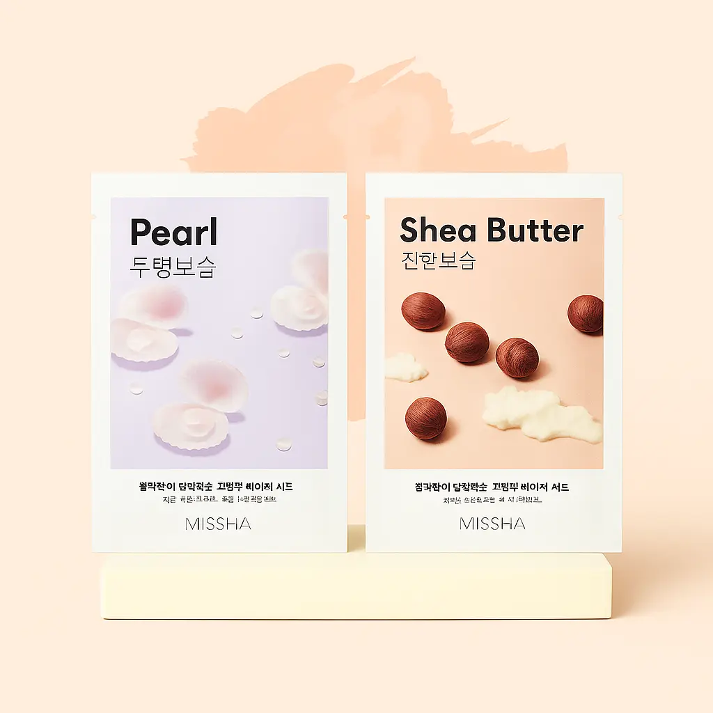 Missha-Airy Fit Sheet Mask-Pearl-Shea Butter.webp
