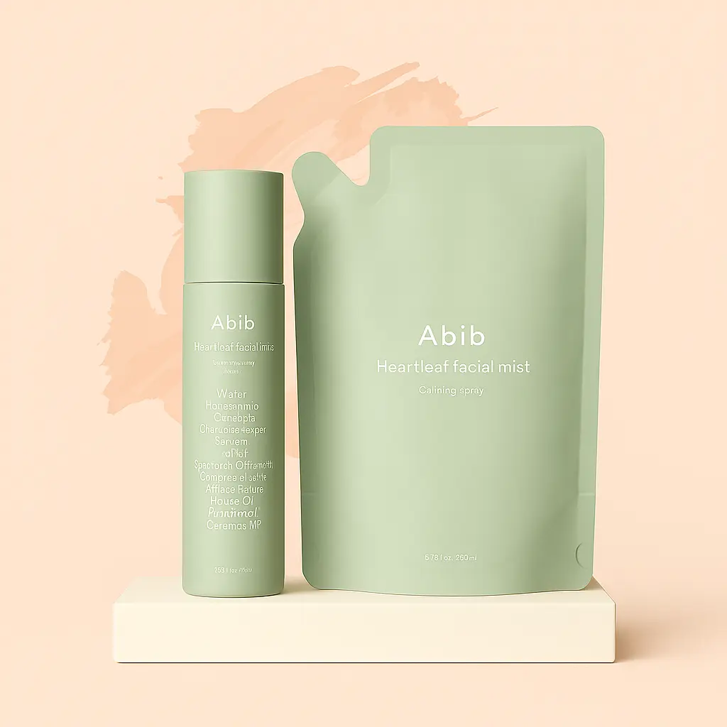 Heartleaf Facial Mist Calming Spray + Refill