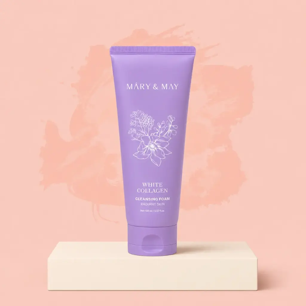 White Collagen Cleansing Foam