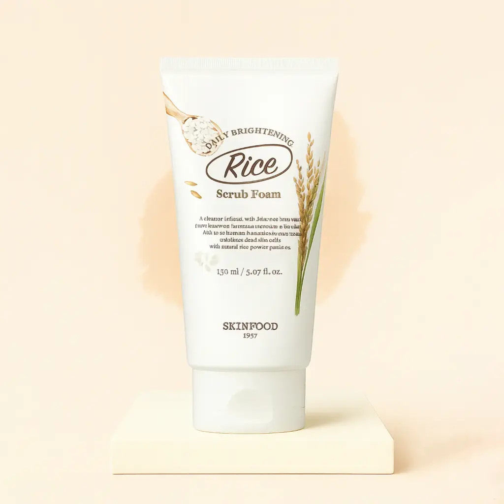 Rice Daily Brightening Scrub Foam