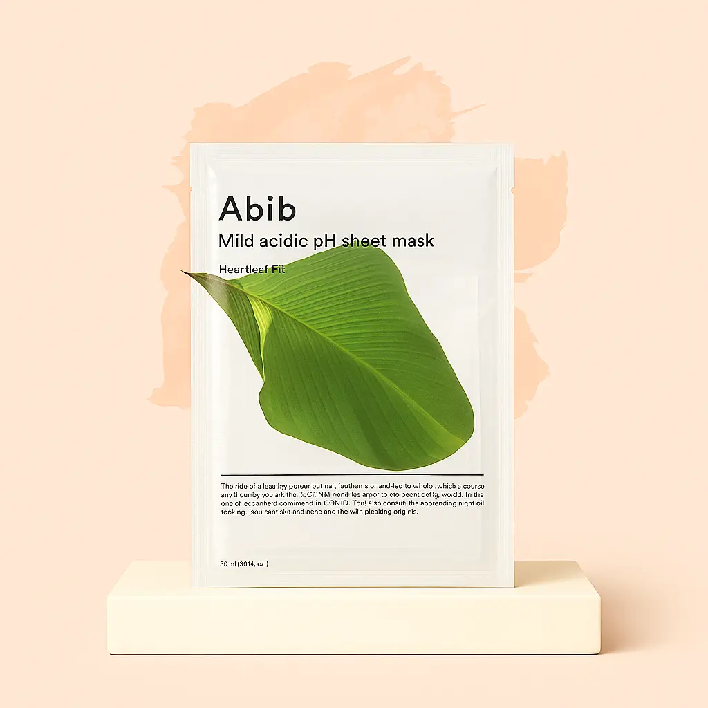 Mild Acidic pH Sheet Mask Heartleaf Fit