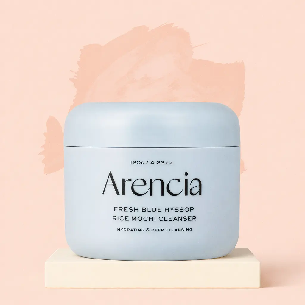 Fresh Blue Hyssop Rice Mochi Cleanser