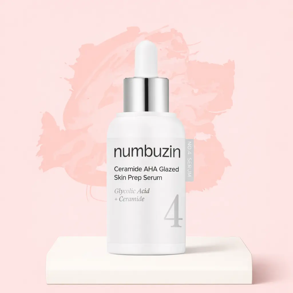 No.4 Ceramide AHA Glazed Skin Prep Serum