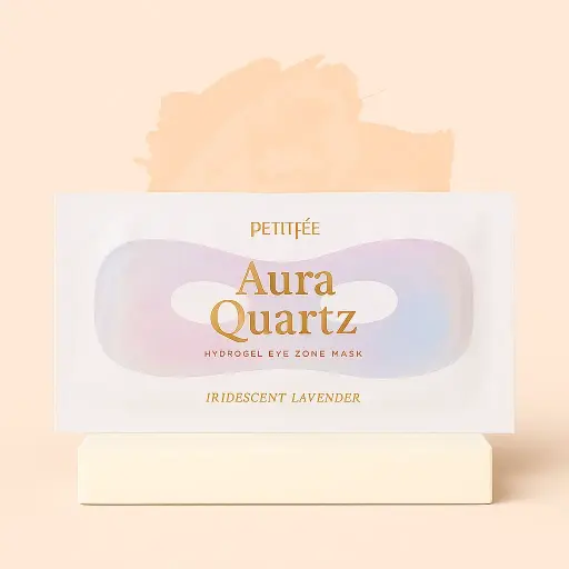 [2471] Aura Quartz Hydrogel Eye Zone Mask Iridescent Lavender