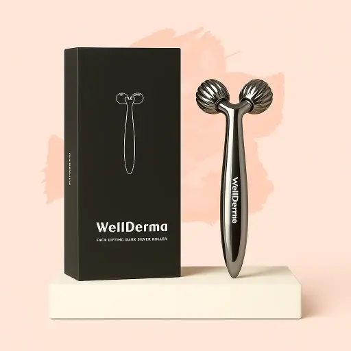Face Lifting Roller Dark Silver