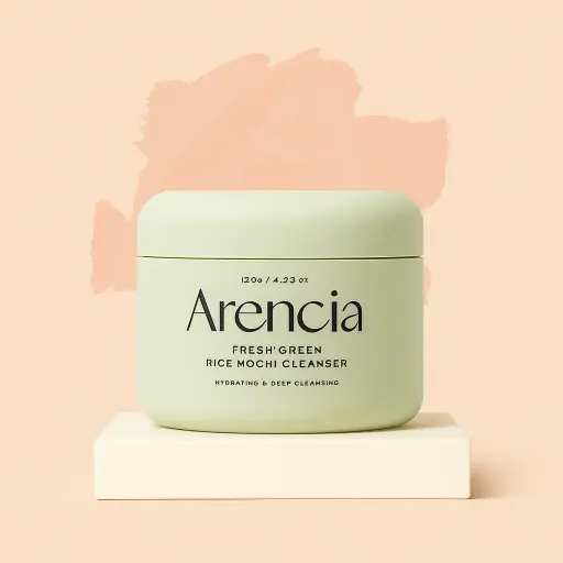 [2723] Fresh Green Rice Mochi Cleanser