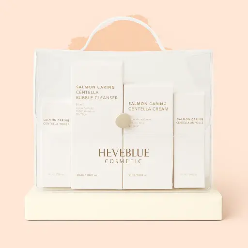 [2760] Salmon Caring Centella Special Travel Kit Bag