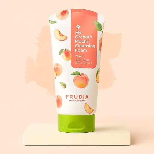 [1302] My Orchard Mochi Cleansing Foam Peach