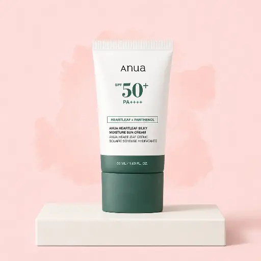 [3086] Heartleaf Silky Moisture Suncream