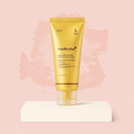 [3133] Kojic Acid Turmeric Night Wrapping Mask